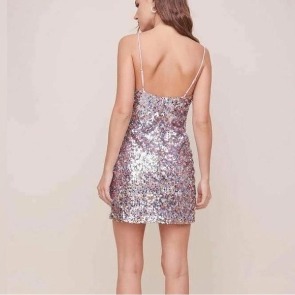 ASTR The Label Multi Colored Mini Dress - Size Small - Picture 2 of 5